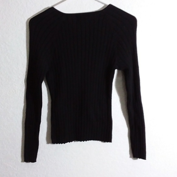 Style & Co 100% cotton longsleeve shirt Sweater - Picture 3 of 3